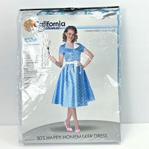 California Costumes 50's Happy Homemaker Dress Costume Adult L/XL 10-14